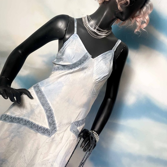 Upcycled handmade vintage tie dye slip dress - Picture 11 of 11